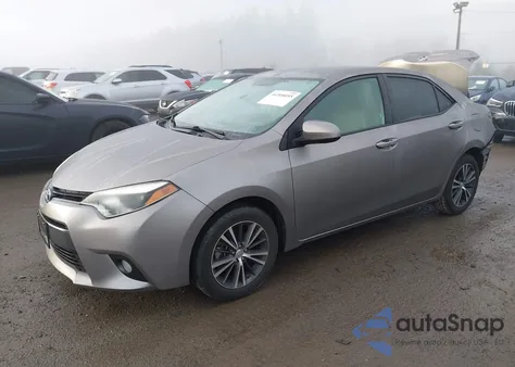 2016 Toyota Corolla Le Plus из США, поврежденный, VIN 5YFBURHE7GP412384